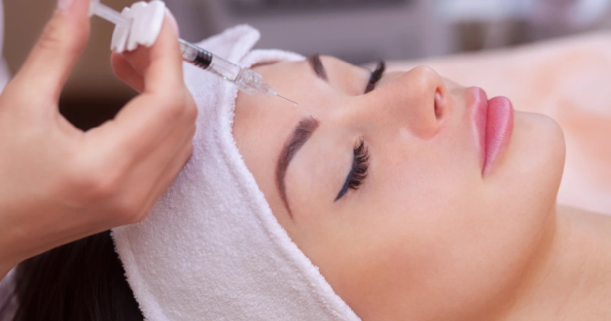 Woman Receiving Radiesse And Sculptra in Grove City, Ohio