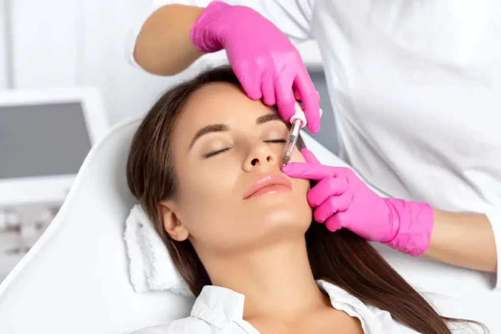 Radiesse and Sculptra injection for nasolabial folds