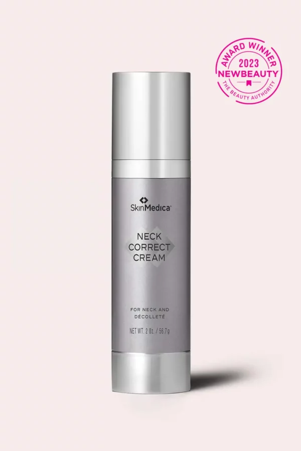 Neck Correct Cream bottle for neck and décolleté skin tightening.