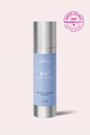 Hydrating HA Hydra Collagen serum bottle by SkinMedica.